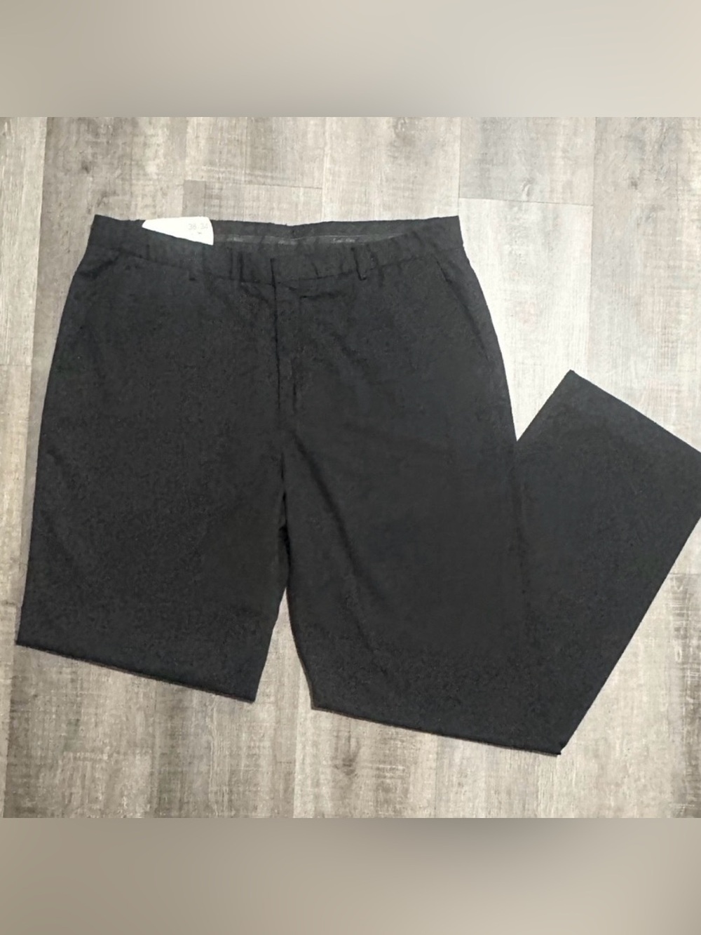 New Men’s 38 x 34 Calvin Klein Classic Black Simple Care Dress Pants Slacks